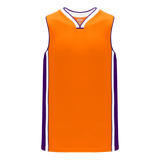 Athletic Knit (AK) B1715A-477 Adult Phoenix Suns Orange Pro Basketball Jersey