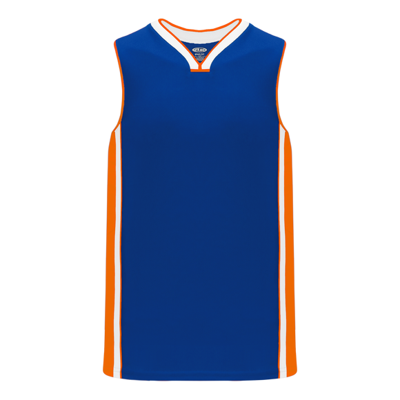 Athletic Knit (AK) B1715A-482 Adult New York Knicks Royal Blue Pro Basketball Jersey