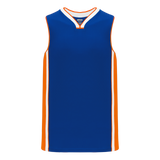 Athletic Knit (AK) B1715A-482 Adult New York Knicks Royal Blue Pro Basketball Jersey