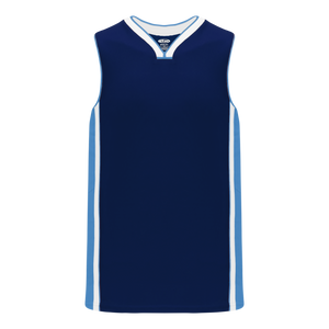 Athletic Knit (AK) B1715A-761 Adult Navy/Sky Blue/White Pro Basketball Jersey