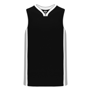 Athletic Knit (AK) B1715Y-918 Youth San Antonio Spurs Black Pro Basketball Jersey