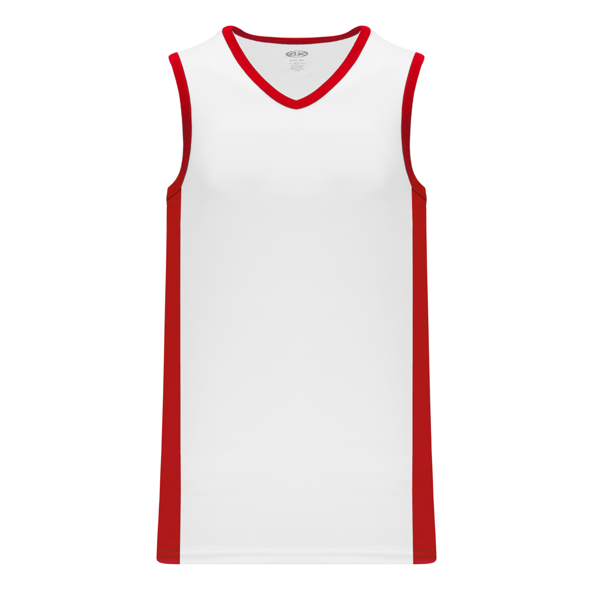 Muscle Basketball Jersey, Youth Medium, Royal with White Highlights 