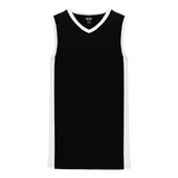Athletic Knit (AK) B2115Y-221 Youth Black/White Pro Basketball Jersey
