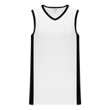 Athletic Knit (AK) B2115Y-222 Youth White/Black Pro Basketball Jersey