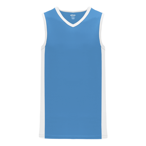 Athletic Knit (AK) B2115M-227 Mens Sky Blue/White Pro Basketball Jersey