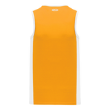 Athletic Knit (AK) B2115M-236 Mens Gold/White Pro Basketball Jersey