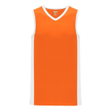 Athletic Knit (AK) B2115M-238 Mens Orange/White Pro Basketball Jersey
