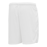 Athletic Knit (AK) BAS1300M-000 Mens White Baseball Shorts