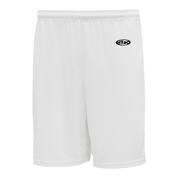 Athletic Knit (AK) BAS1300M-000 Mens White Baseball Shorts