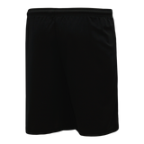 Athletic Knit (AK) BAS1300M-001 Mens Black Baseball Shorts