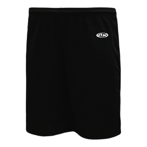 Athletic Knit (AK) BAS1300M-001 Mens Black Baseball Shorts