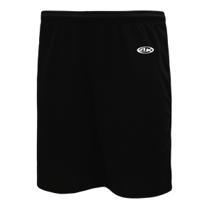 Athletic Knit (AK) BAS1300L-001 Ladies Black Baseball Shorts
