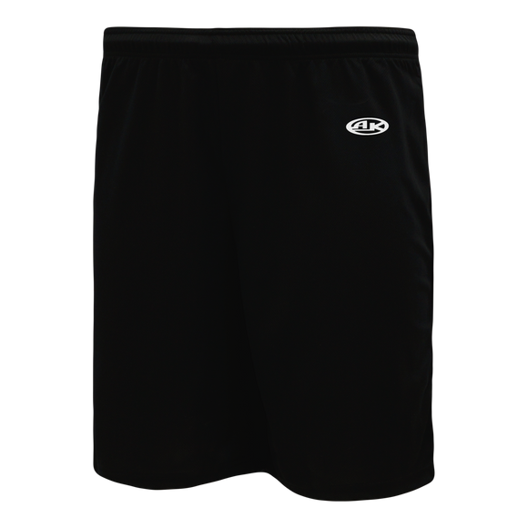 Athletic Knit (AK) BAS1300M-001 Mens Black Baseball Shorts