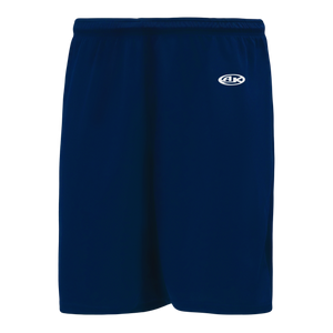 Athletic Knit (AK) BAS1300M-004 Mens Navy Baseball Shorts