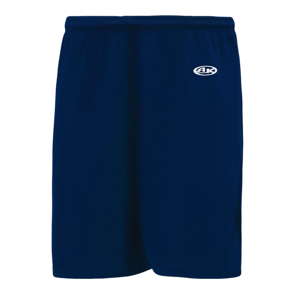 Athletic Knit (AK) BAS1300M-004 Mens Navy Baseball Shorts