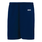 Athletic Knit (AK) BAS1300L-004 Ladies Navy Baseball Shorts