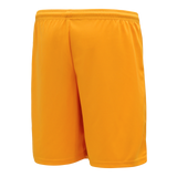 Athletic Knit (AK) BAS1300L-006 Ladies Gold Baseball Shorts