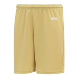 Athletic Knit (AK) BAS1300L-008 Ladies Vegas Gold Baseball Shorts