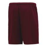 Athletic Knit (AK) BAS1300M-009 Mens Maroon Baseball Shorts