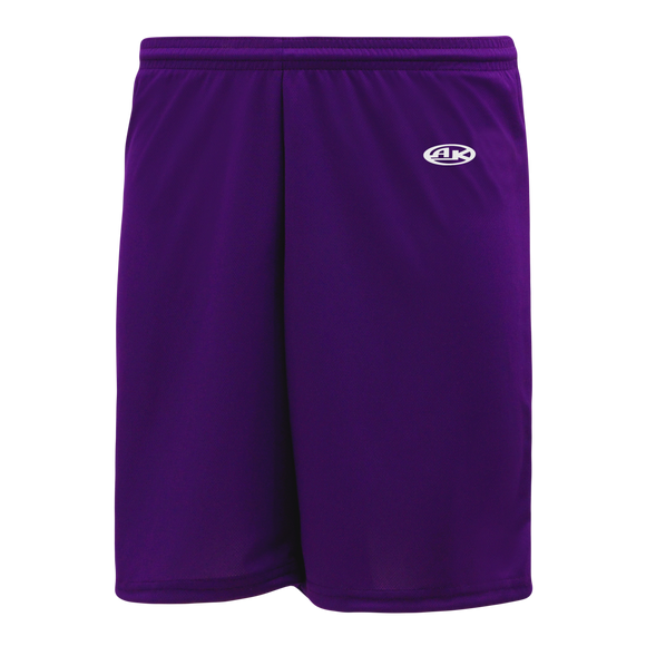Athletic Knit (AK) BAS1300Y-010 Youth Purple Baseball Shorts