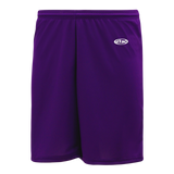 Athletic Knit (AK) BAS1300M-010 Mens Purple Baseball Shorts