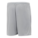 Athletic Knit (AK) BAS1300M-012 Mens Grey Baseball Shorts