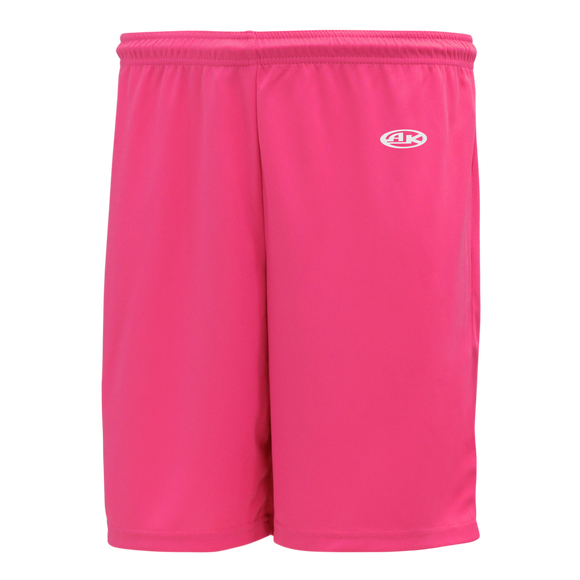 Athletic Knit (AK) BAS1300M-014 Mens Pink Baseball Shorts - PSH Sports