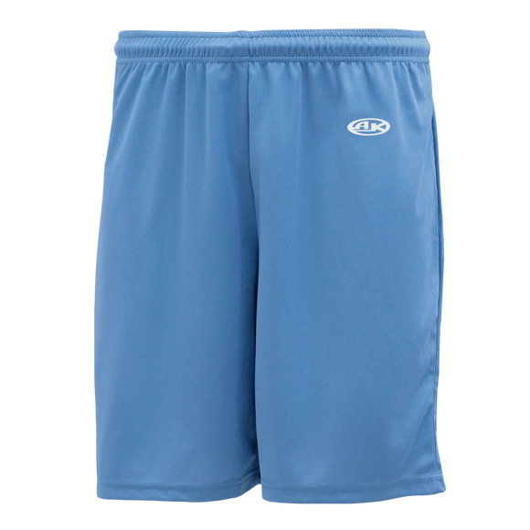 Athletic Knit (AK) BAS1300L-018 Ladies Sky Blue Baseball Shorts