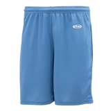 Athletic Knit (AK) BAS1300M-018 Mens Sky Blue Baseball Shorts - PSH Sports
