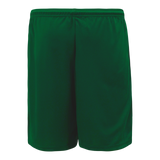 Athletic Knit (AK) BAS1300M-029 Mens Dark Green Baseball Shorts