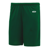 Athletic Knit (AK) BAS1300L-029 Ladies Dark Green Baseball Shorts