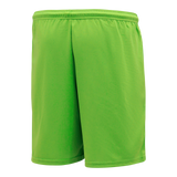 Athletic Knit (AK) BAS1300Y-031 Youth Lime Green Baseball Shorts