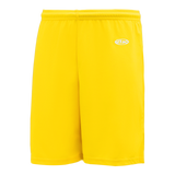 Athletic Knit (AK) BAS1300M-055 Mens Maize Baseball Shorts - PSH Sports