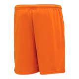 Athletic Knit (AK) BAS1300M-064 Mens Orange Baseball Shorts - PSH Sports
