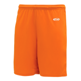 Athletic Knit (AK) BAS1300L-064 Ladies Orange Baseball Shorts