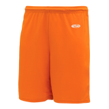Athletic Knit (AK) BAS1300M-064 Mens Orange Baseball Shorts - PSH Sports