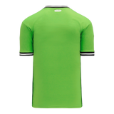 Athletic Knit (AK) S1333A-107 Adult Lime Green/Black/White Soccer Jersey