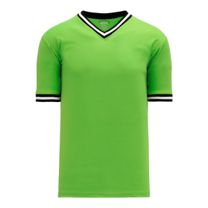 Athletic Knit (AK) S1333A-107 Adult Lime Green/Black/White Soccer Jersey