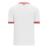 Athletic Knit (AK) S1333A-209 Adult White/Red Soccer Jersey