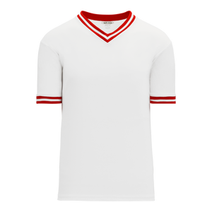 Athletic Knit (AK) S1333Y-209 Youth White/Red Soccer Jersey
