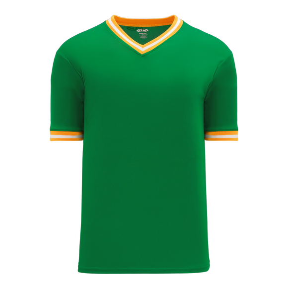 Athletic Knit (AK) S1333Y-334 Youth Kelly Green/Gold/White Soccer Jersey
