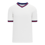 Athletic Knit (AK) S1333A-335 Adult White/Royal Blue/Red Soccer Jersey