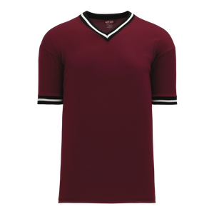 Athletic Knit (AK) S1333A-443 Adult Maroon/Black/White Soccer Jersey