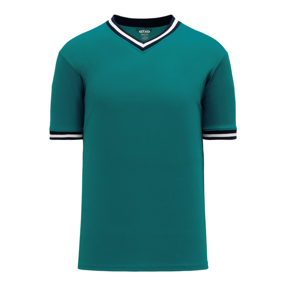 Athletic Knit (AK) S1333A-456 Adult Pacific Teal/Navy/White Soccer Jersey