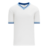 Athletic Knit (AK) S1333A-462 Adult White/Sky Blue/Royal Blue Soccer Jersey