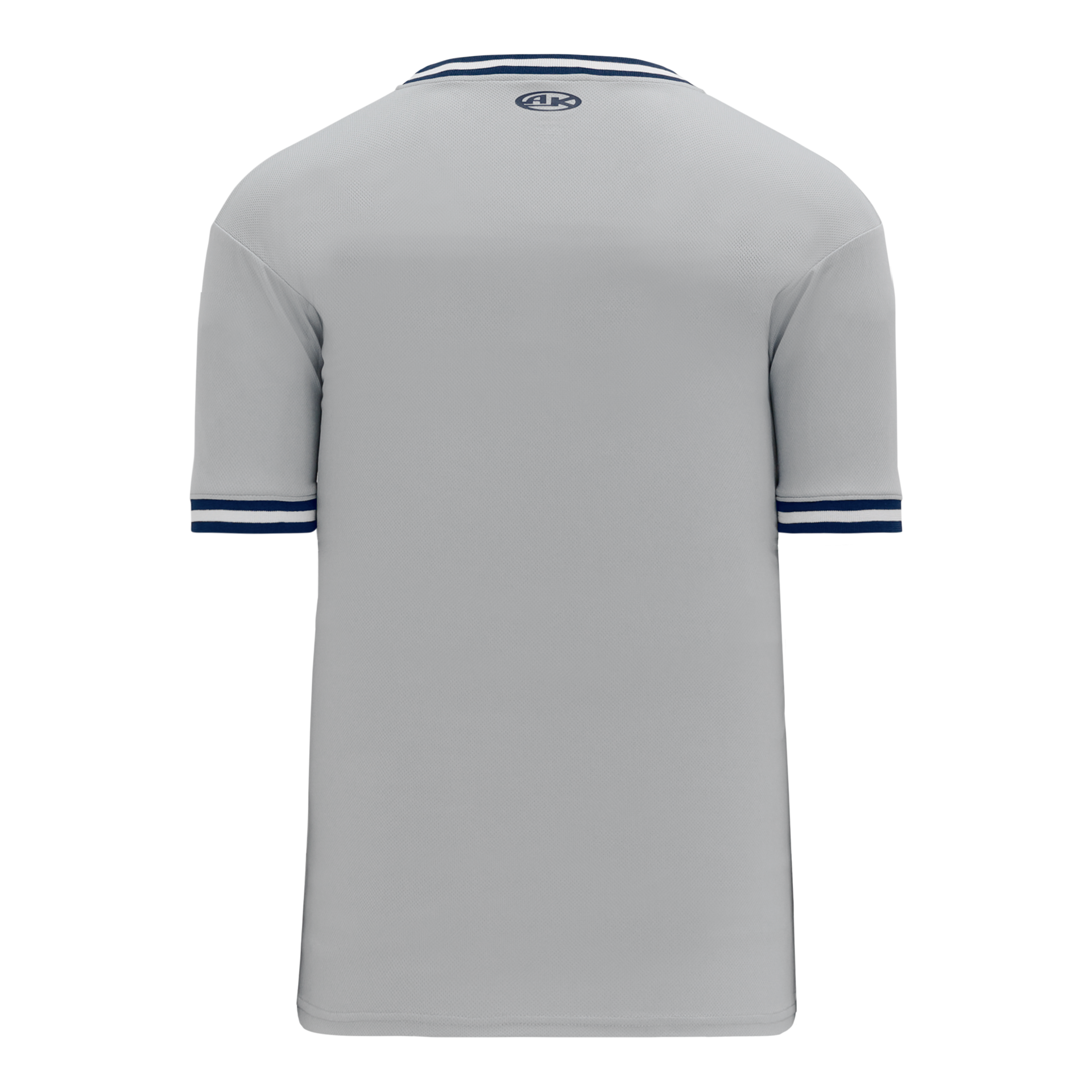 Athletic Knit AK BA1333A 548 Adult Grey Navy White Pullover