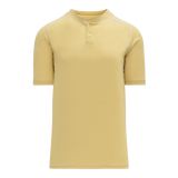 Athletic Knit (AK) BA1344Y-280 Youth Vegas Gold/White Two-Button Baseball Jersey