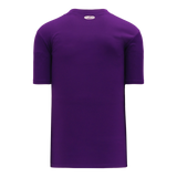 Athletic Knit (AK) BA1347A-010 Adult Purple Two-Button Baseball Jersey