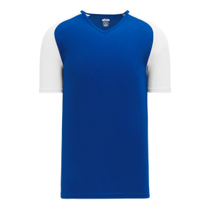 Athletic Knit (AK) S1375M-206 Mens Royal Blue/White Soccer Jersey