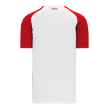 Athletic Knit (AK) S1375Y-209 Youth White/Red Soccer Jersey